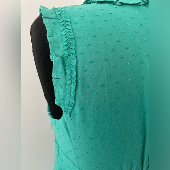 LOFT - Sleeveless Turquoise Dress - Size 10 - EUC - Picture 9 of 11